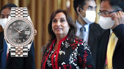 el rolex de dina boluarte|dina boluarte peru.